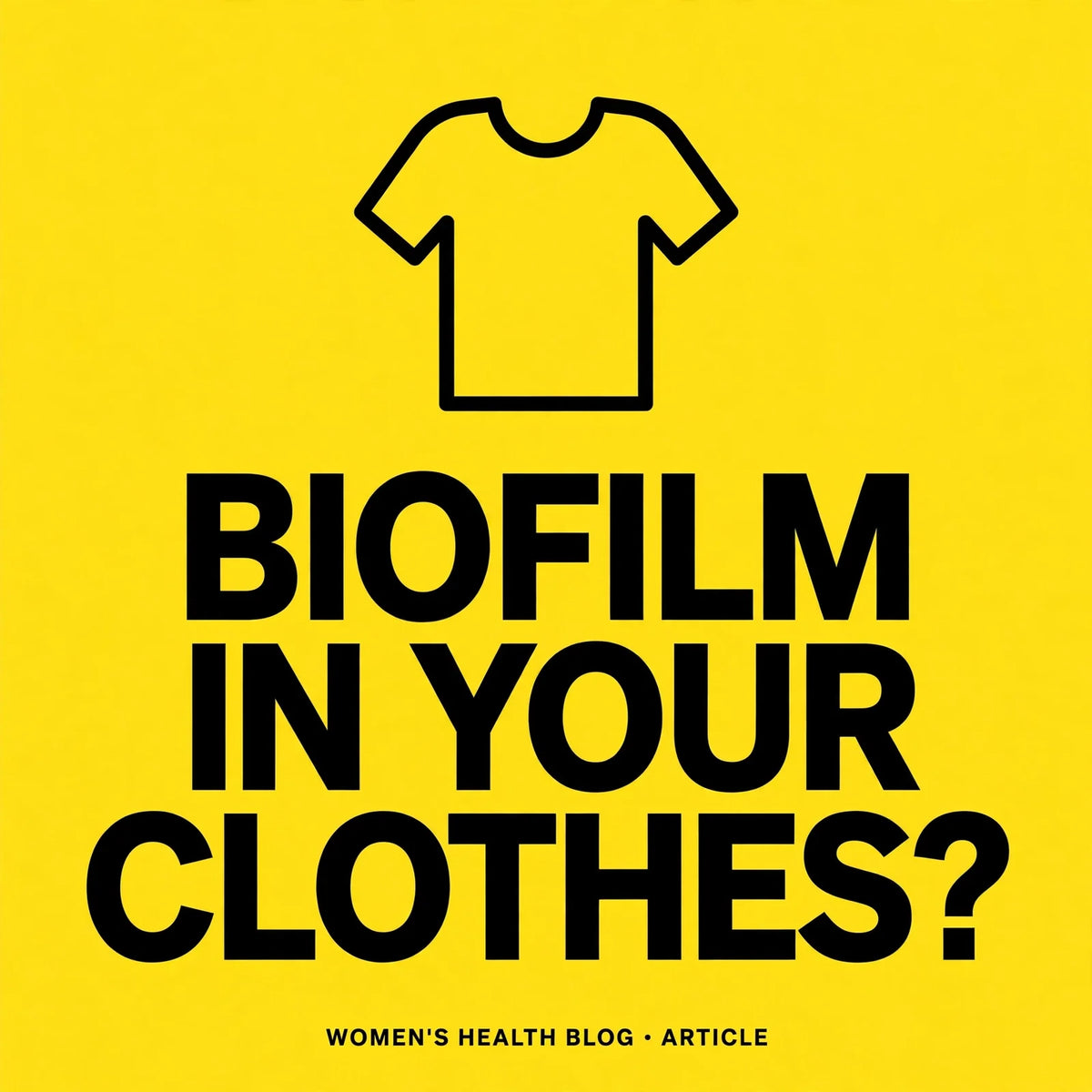 Smelling after shower? There is biofilm in your clothes