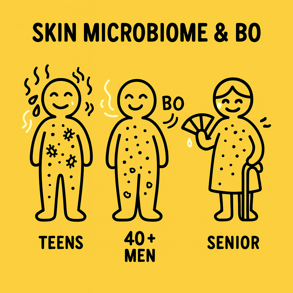 How to stop age-related changes in body odor