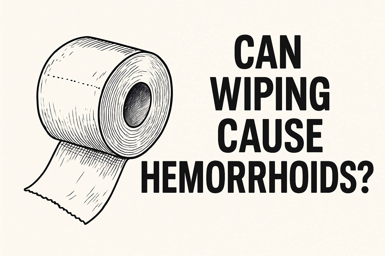 Does toilet paper cause hemorrhoids